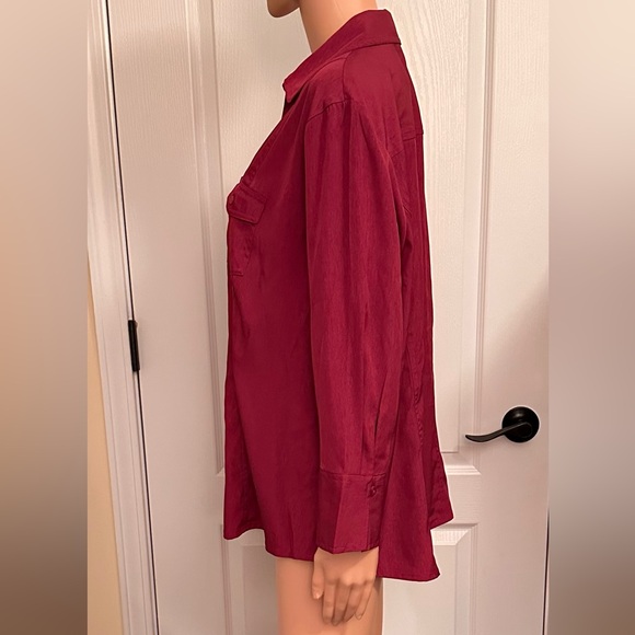 Cato- Button down, Maroon top in a size XL
Excellent condition - Picture 2 of 3